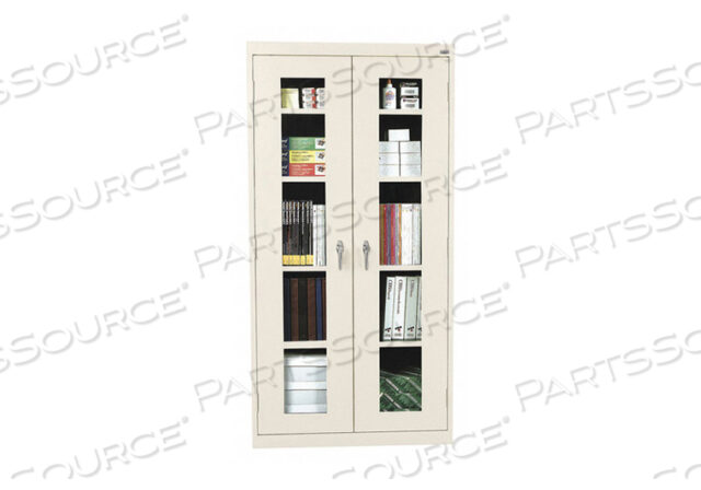SHELVING CABINET 72 H 36 W PUTTY