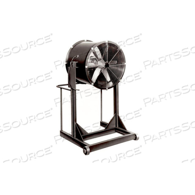 24 TEFC ALUMINUM PROPELLER FAN WITH HIGH STAND 1-1/2 HP 8200 CFM