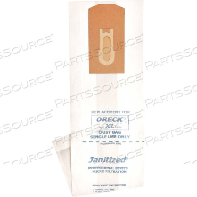 BISSELL PAPER VACUUM BAG FOR BISSELL MODEL BGU8000