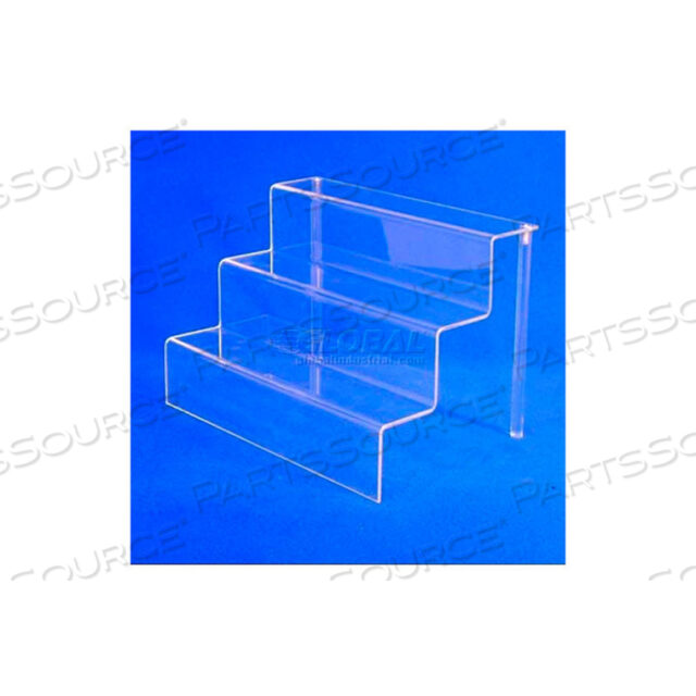 RISER SET, 12 L X 9 W X 9 H, 1/8 THICKNESS, ACRYLIC, CLEAR