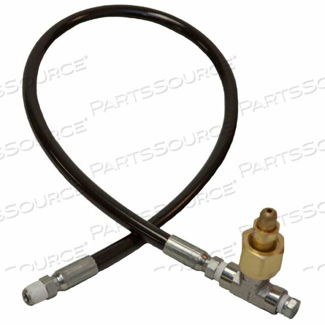 30â” CONNECTING WHIP W/CHECK VALVE & TEE, CGA-347, 5000 PSIÃ