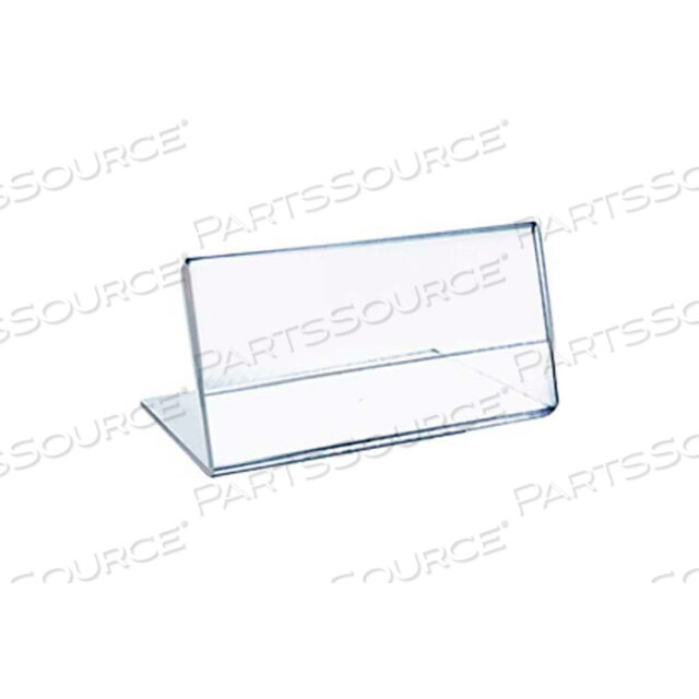 HORIZ L SHAPED ACRYLIC SIGN HLR, 5.5W X 3.5H - PKG QTY 10