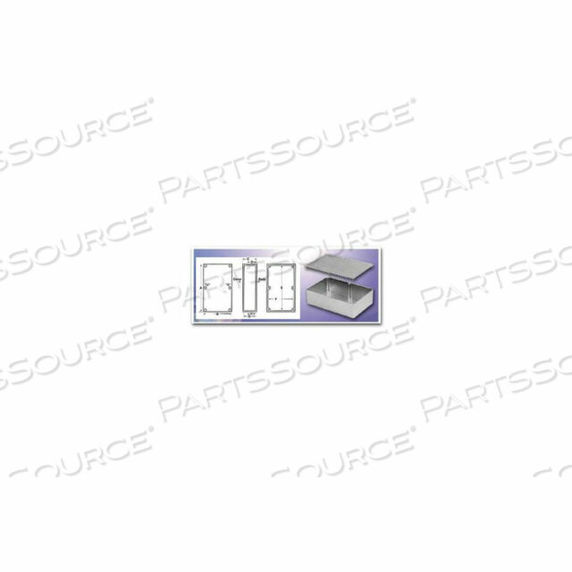 CU-477-G ECONOBOX DIE CAST ALUMINUM ENCLOSURE 7.39 L X 4.70 W X 1.50 H GRAY - MIN QTY 5