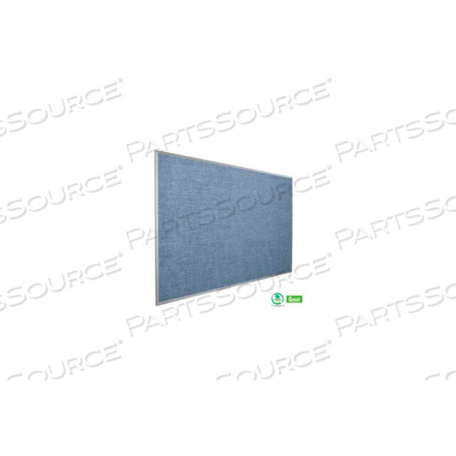 VIN-TAK TACKBOARD WITH ALUMINUM TRIM 36W X 24H, PACIFIC BLUE