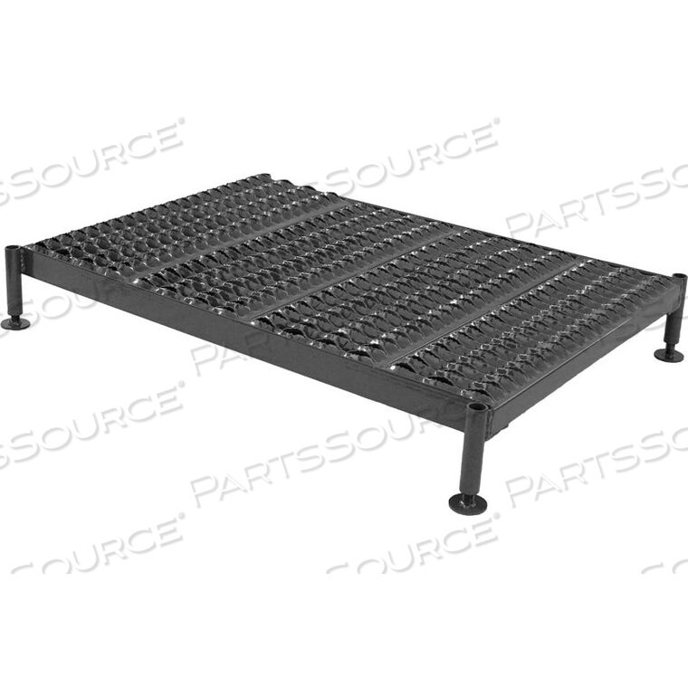 OEM#: AWP5-243636 X 24 HEAVY DUTY ADJUSTABLE HEIGHT STEEL WORK PLATFORM, GRAY - 5H TO 8H by Ballymore