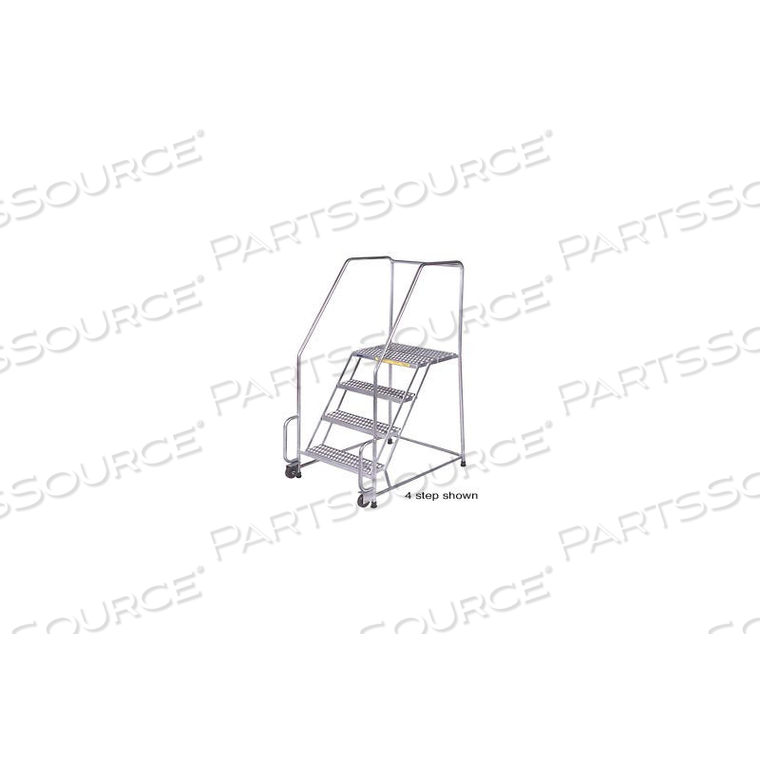 OEM#: SSTR330P3 STEP 24W STAINLESS STEEL TILT AND ROLL LADDER - PERFORATED TREAD by Ballymore
