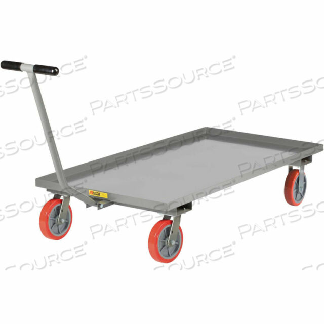 CASTER STEER WAGON - 48 X 24 2000 LB. CAPACITY POLYURETHANE WHEELS