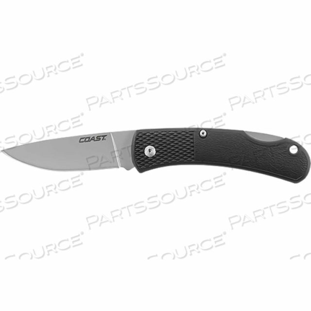 2-1/2 3R13 STAINLESS STEEL BLADE LOCKBACK FOLDING KNIFE W/ NYLON HANDLE
