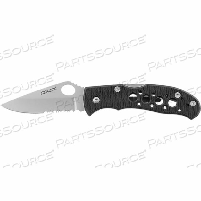 3-1/4 7CR17 STAINLESS STEEL BLADE LOCKBACK FOLDING KNIFE W/ NYLON HANDLE