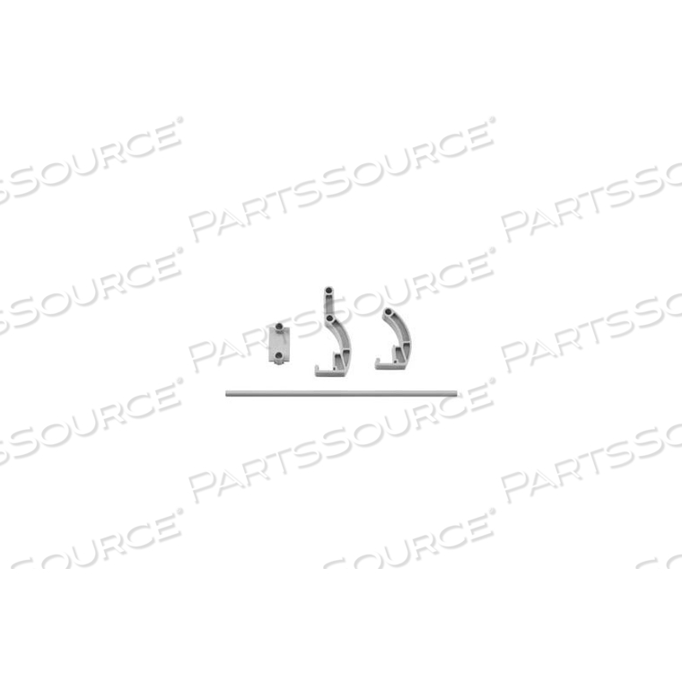 DOUBLE RAIL LEDGE FOR CAMSHELVING - 36W WITH SIDES/ENDS