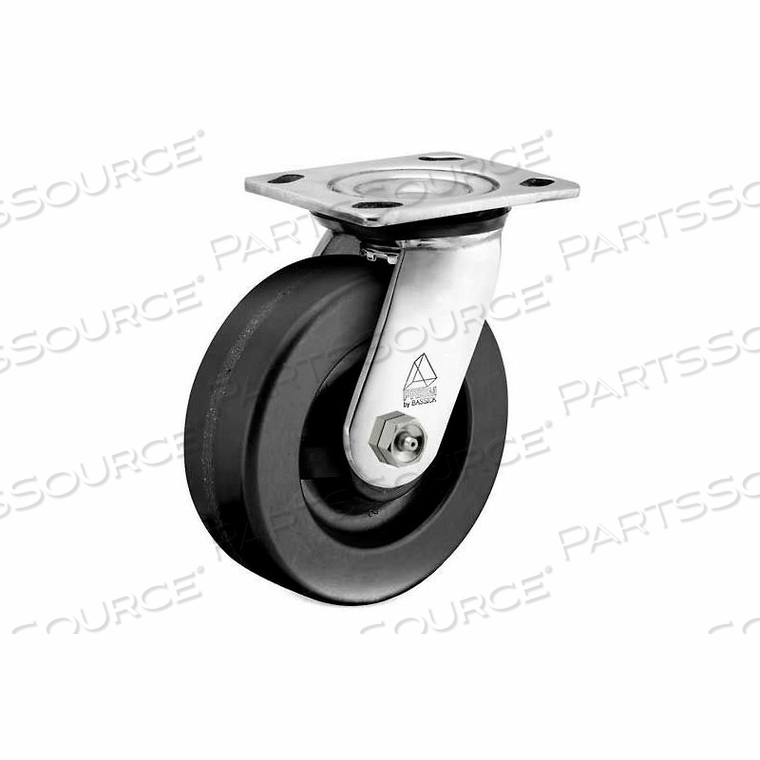 PRISM STAINLESS STEEL SWIVEL CASTER - PHENOLIC - 6 DIA.