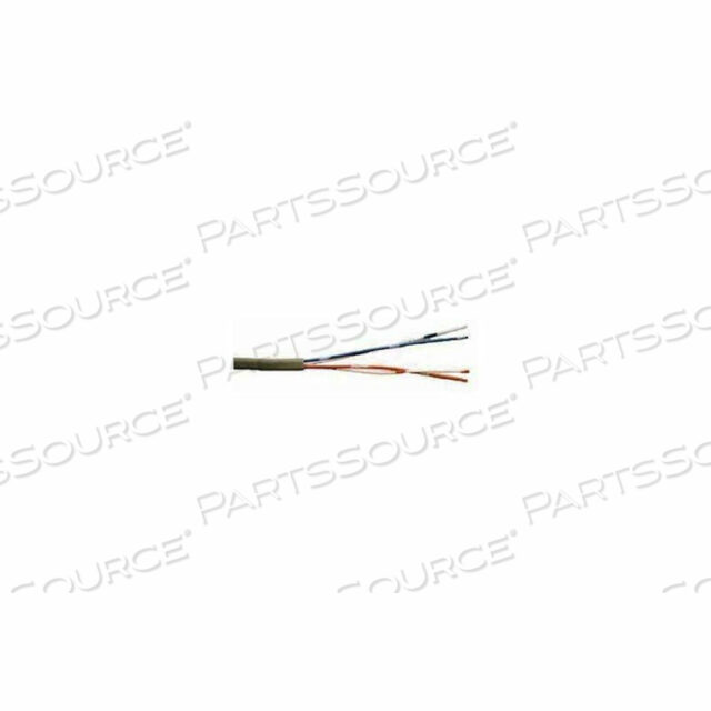 24AWG CAT3 2 PR PLENUM - 1,000 FT. BOX GRAY