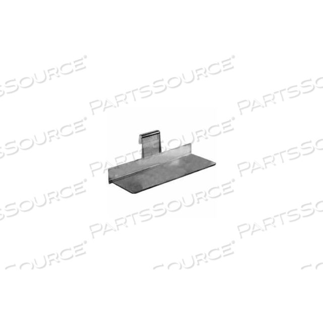 10W X 4D INJECTION MOLDED STYRENE SHOE SHELF - CLEAR