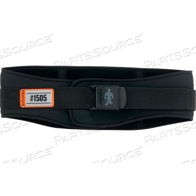 PROFLEX 1505 LOW-PROFILE WEIGHT LIFTERS BACK SUPPORT, BLACK, 2XL
