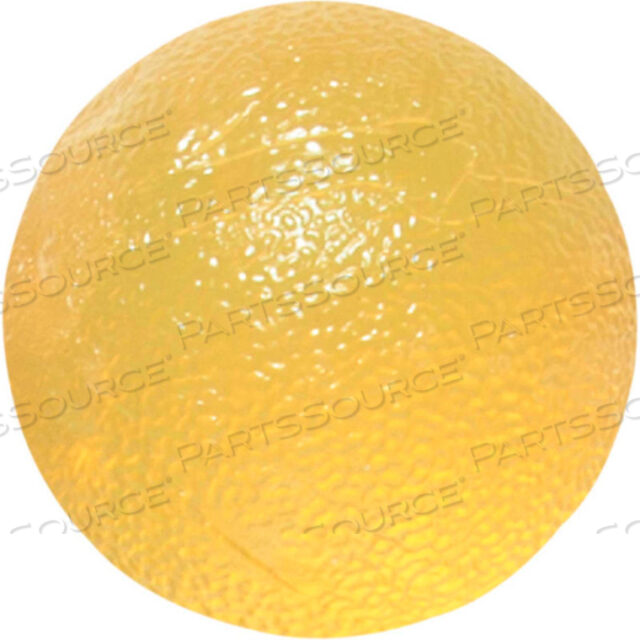 OEM#: 10-1491CANDO GEL HAND EXERCISE BALL, SMALL CIRCULAR, YELLOW, X-SOFT by Fabrication Enterprises