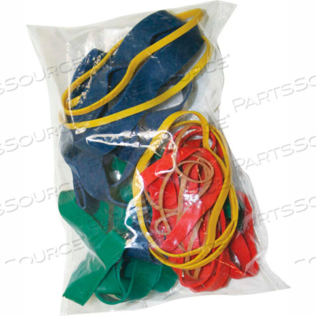 OEM#: 10-1855CANDO RUBBER BAND HAND EXERCISER, ADDITIONAL LATEX FREE BANDS ONLY, ASSORTED, 25/PACK by Fabrication Enterprises