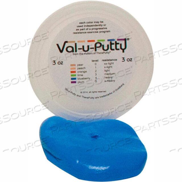OEM#: 10-3914VAL-U-PUTTY EXERCISE PUTTY, BLUEBERRY, FIRM, 3 OUNCE by Fabrication Enterprises