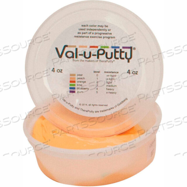 OEM#: 10-3921VAL-U-PUTTY EXERCISE PUTTY, PEACH, X-SOFT, 4 OUNCE by Fabrication Enterprises