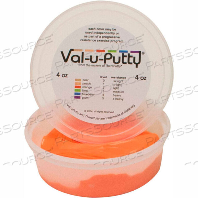 OEM#: 10-3922VAL-U-PUTTY EXERCISE PUTTY, ORANGE, SOFT, 4 OUNCE by Fabrication Enterprises
