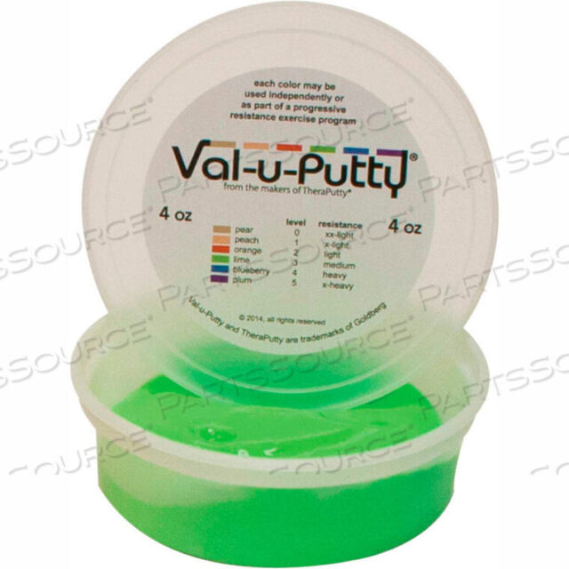 OEM#: 10-3923VAL-U-PUTTY EXERCISE PUTTY, LIME, MEDIUM, 4 OUNCE by Fabrication Enterprises