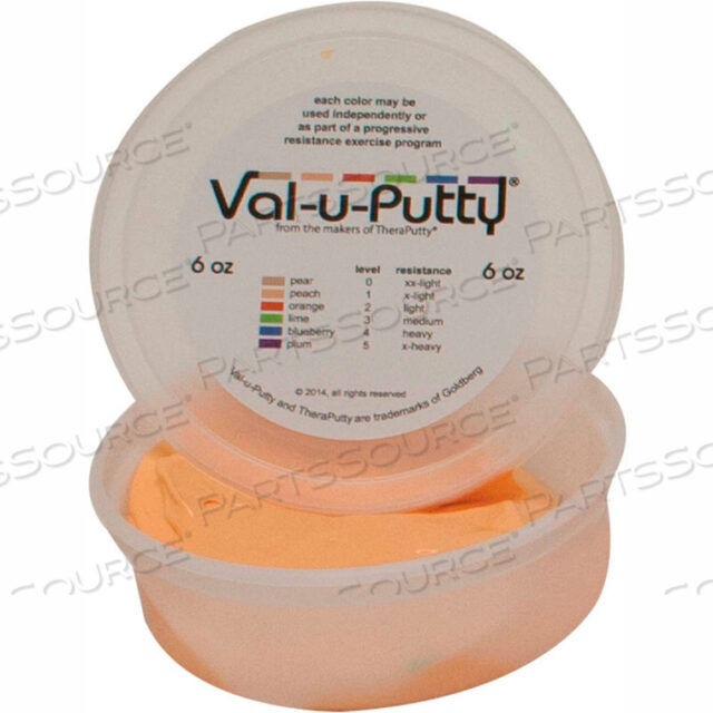 OEM#: 10-3931VAL-U-PUTTY EXERCISE PUTTY, PEACH, X-SOFT, 6 OUNCE by Fabrication Enterprises