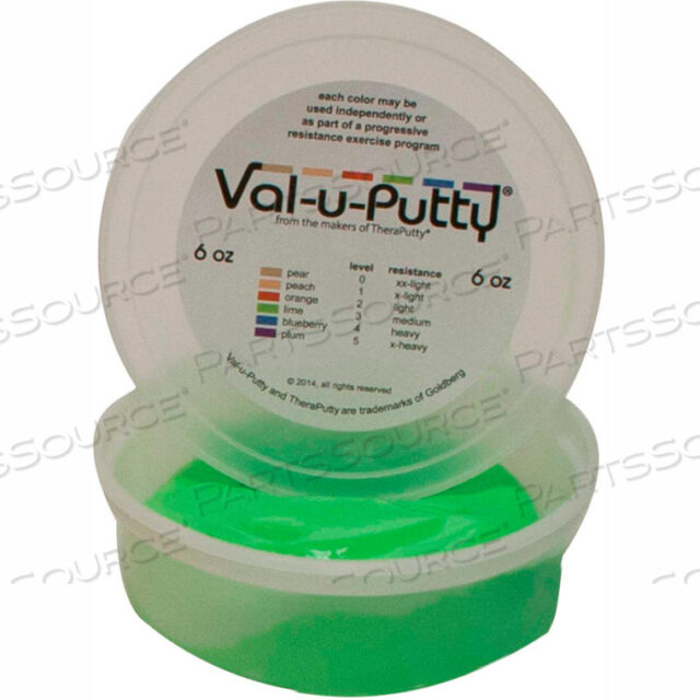 OEM#: 10-3933VAL-U-PUTTY EXERCISE PUTTY, LIME, MEDIUM, 6 OUNCE by Fabrication Enterprises