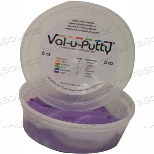 OEM#: 10-3935VAL-U-PUTTY EXERCISE PUTTY, PLUM, X-FIRM, 6 OUNCE by Fabrication Enterprises