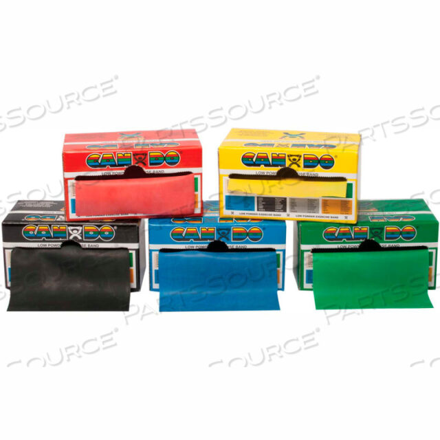 OEM#: 10-5218CANDO LOW POWDER EXERCISE BAND, 6 YARD ROLLS, 5 COLOR SET by Fabrication Enterprises