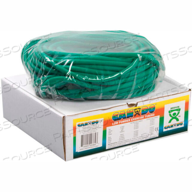 OEM#: 10-5523CANDO LOW POWDER EXERCISE TUBING, GREEN, 100 ROLL/BOX by Fabrication Enterprises