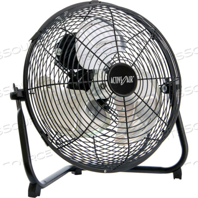 OEM#: ACFV1012ACTIVE AIR 12 HEAVY DUTY FLOOR FAN 3 SPEEDS 120V 1,685 CFM by Hydrofarm, Inc