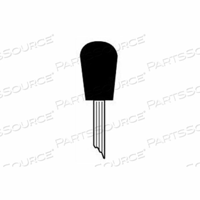 MOUNTED POINT B111, 7/16 X 11/16 - 1/8X1-1/2 SHANK, 80, RED