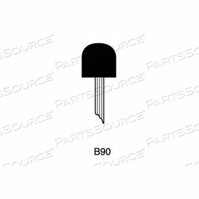 MOUNTED POINT B90, 1/2 X 1/2 - 1/8X1-1/2 SHANK, 60, BLUE