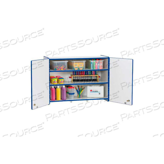 OEM#: 0945JC180RAINBOW ACCENTSLOCKABLE WALL CABINET - BLACKJNC by Jonti-Craft Inc