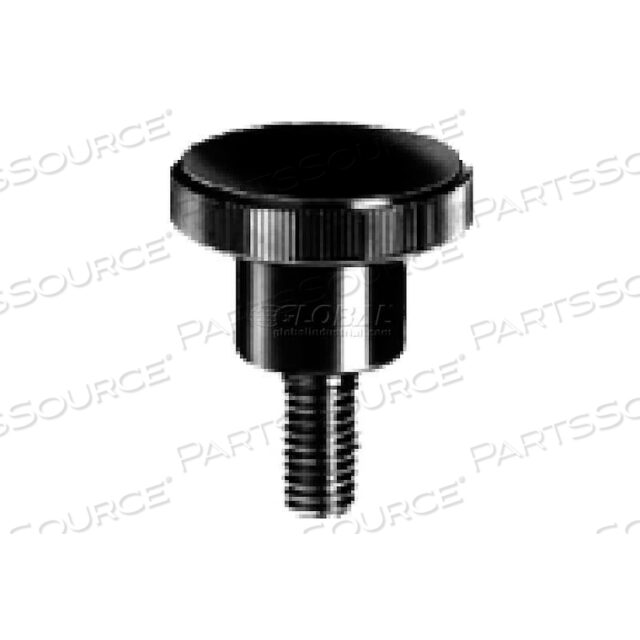 DIN653 FLAT KNURLED THUMB SCREWS, 12, M4 X 12, M4 X .7
