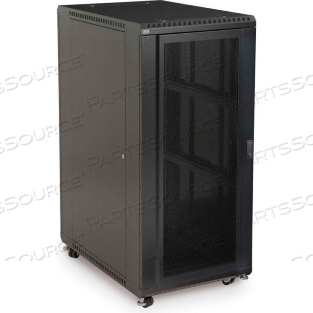27U LINIER SERVER CABINET - CONVEX/CONVEX DOORS - 36 DEPTH