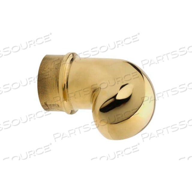 OEM#: 00-606/2SCROLL FINIAL, FOR 2 TUBING, POLISHED BRASS by Lavi