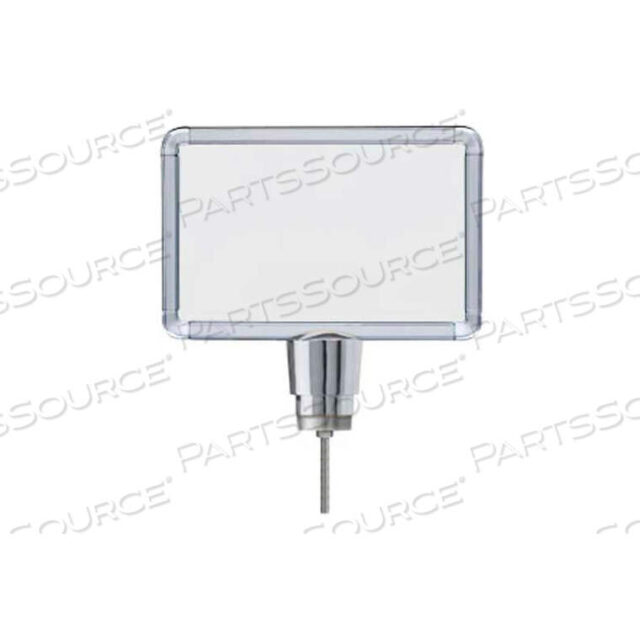 OEM#: 50-1130DH/CLHORIZONTAL FIXED SIGN FRAME, 7 X 11, UNSLOTTED, CHROME by Lavi