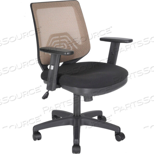 OEM#: 1010460SHOPSOL CONFERENCE ROOM CHAIR - FABRIC SEAT WITH MESH BACK - BLACK by LDS Industries LLC