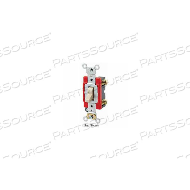 OEM#: 1221-2GY20A, 120/277V, SINGLE-POLE AC QUIET SWITCH, GRAY by Leviton
