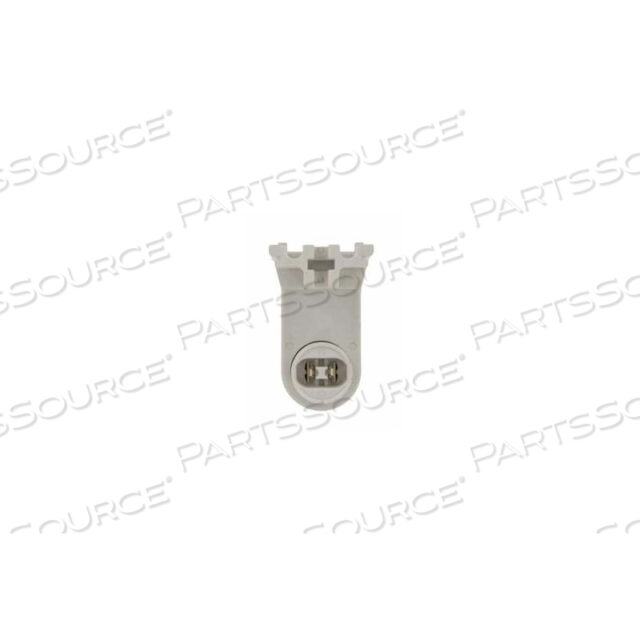 OEM#: 13464FLUORESCENT LAMPHOLDER, PLUNGER, PEDESTAL BASE WITH 20GA SIDE GROOVES by Leviton