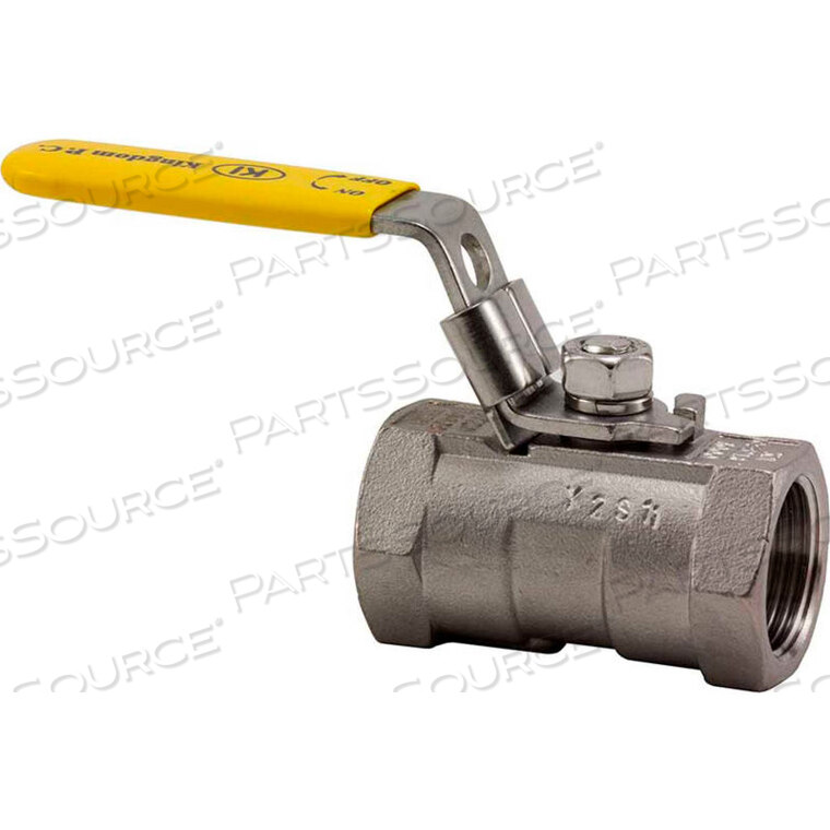 OEM#: KV108-161 IN. T316 STAINLESS STEEL HEX BALL VALVE - 1 PIECE - 1000 PSI by Merit Brass Company