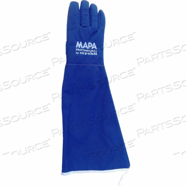 CRYOPLUS 2.1 WATERPROOF CRYOGENIC GLOVES, 22L, BLUE, 1 PAIR, SIZE 8