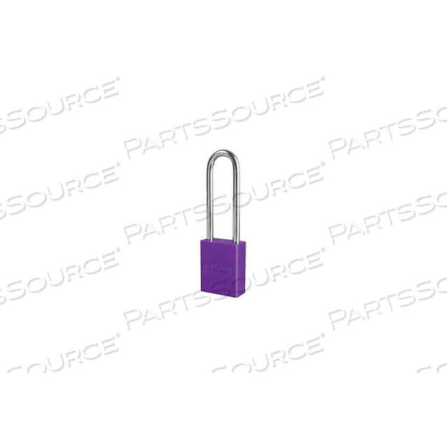 OEM#: A1167PRPAMERICAN LOCK NO. SOLID ALUMINUM RECTANGULAR PADLOCK - PURPLE by Master Lock