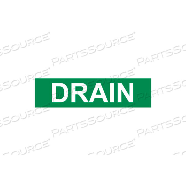 PRESSURE-SENSITIVE PIPE MARKER - DRAIN, PACK OF 25