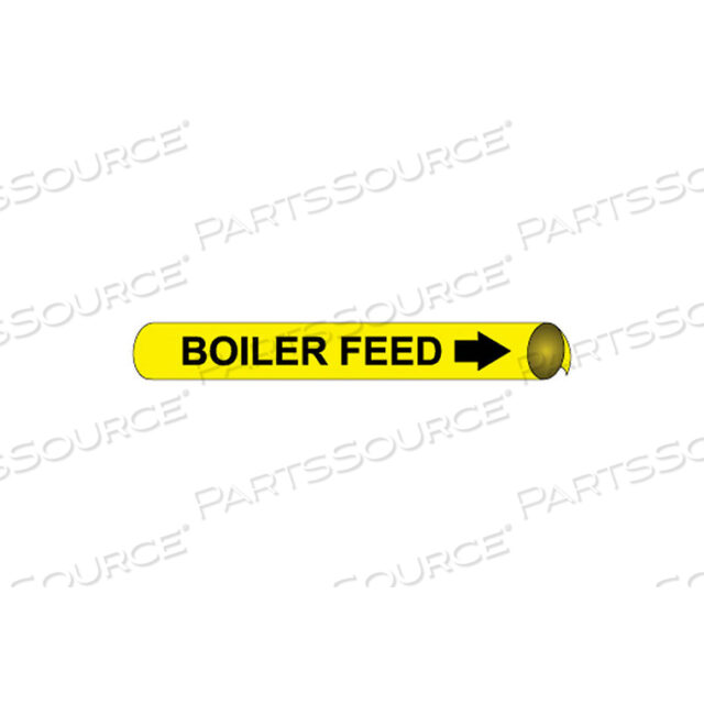 PRECOILED AND STRAP-ON PIPE MARKER - BOILER FEED