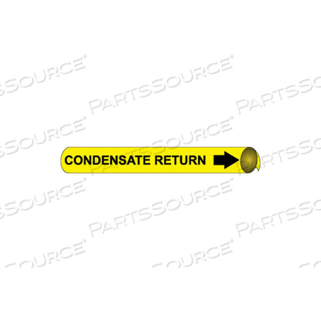 PRECOILED AND STRAP-ON PIPE MARKER - CONDENSATE RETURN
