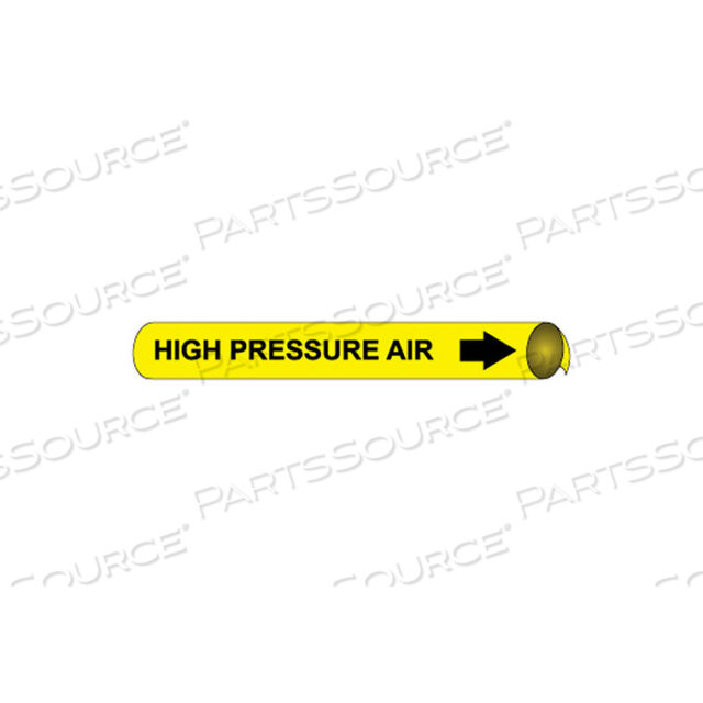 PRECOILED AND STRAP-ON PIPE MARKER - HIGH PRESSURE AIR