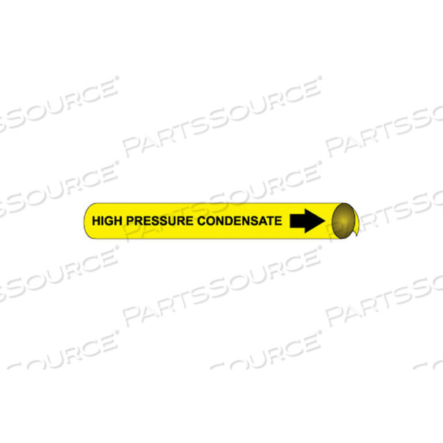 PRECOILED AND STRAP-ON PIPE MARKER - HIGH PRESSURE CONDENSATE