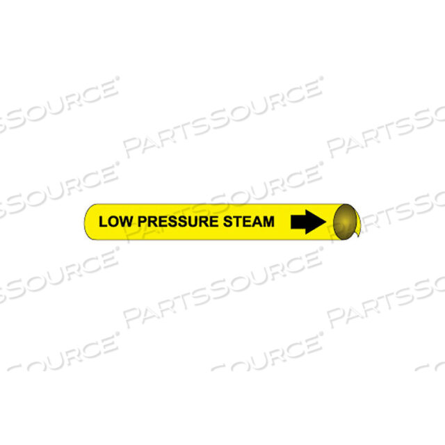 PRECOILED AND STRAP-ON PIPE MARKER - LOW PRESSURE STEAM