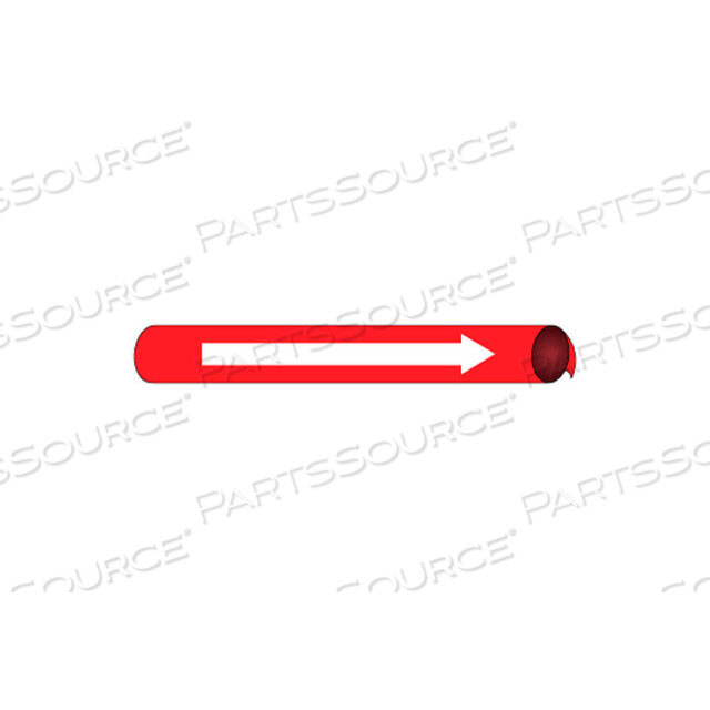 PRECOILED AND STRAP-ON PIPE MARKER - DIRECTION ARROW